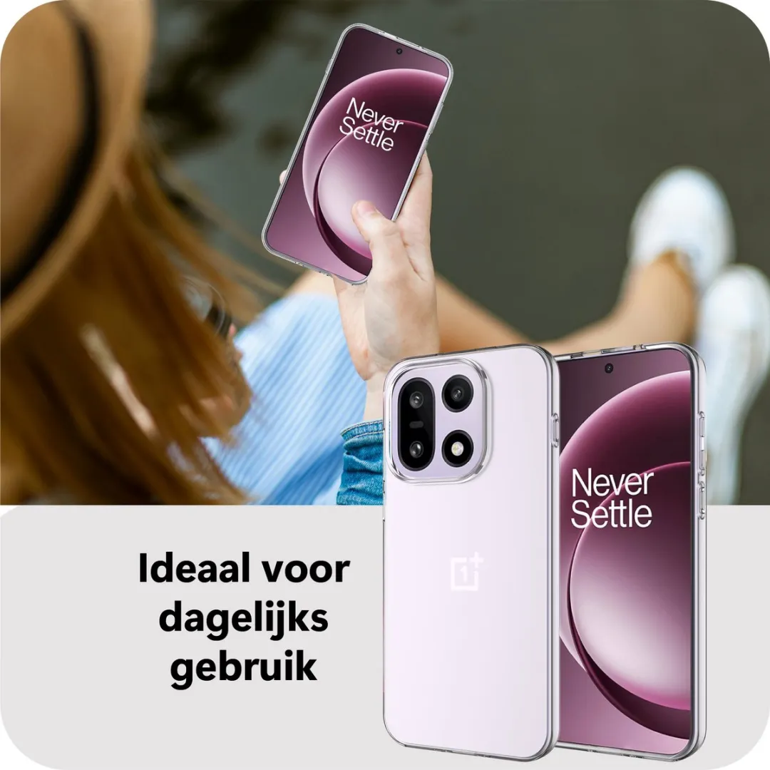 Just in Case Siliconen Hoesje OnePlus 15 MON2828KL0 - Transparant