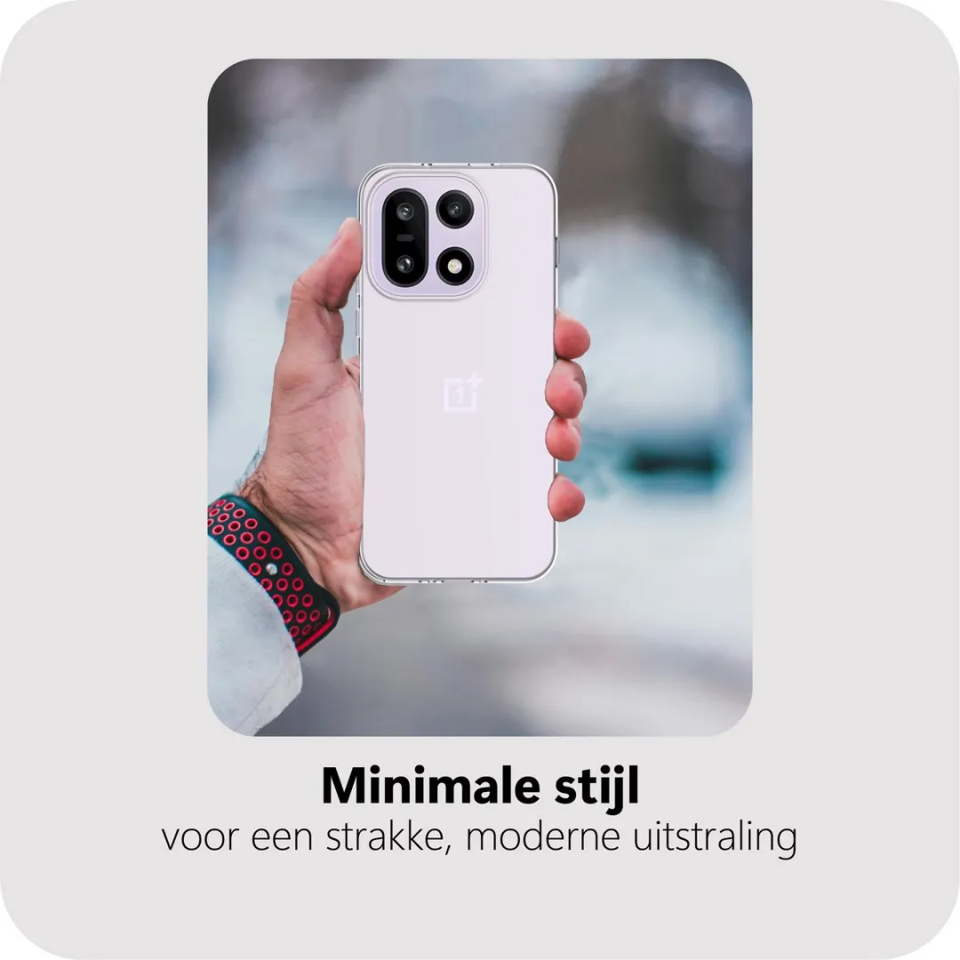 Just in Case Siliconen Hoesje OnePlus 15 MON2828KL0 - Transparant