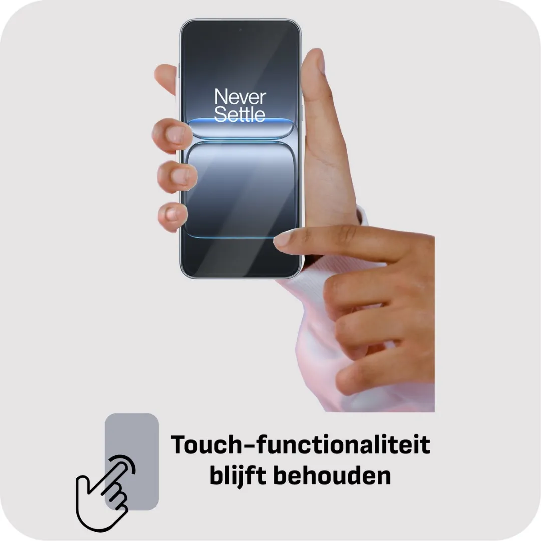 Just in Case Screenprotector OnePlus Nord 5 - Gehard Glas - afbeelding 6 van 6