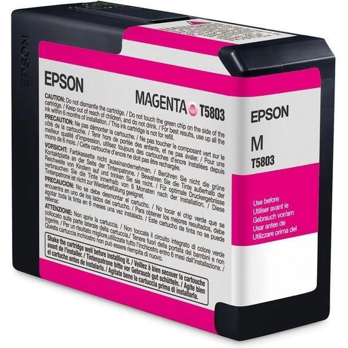 Epson T580A Inktcartridge Licht Magenta 80ml