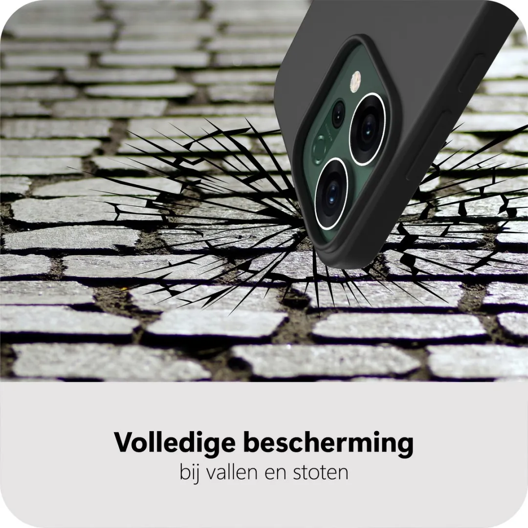 Just in Case Oppo Reno14 Hoesje Siliconen MOO2805KL1 - Zwart