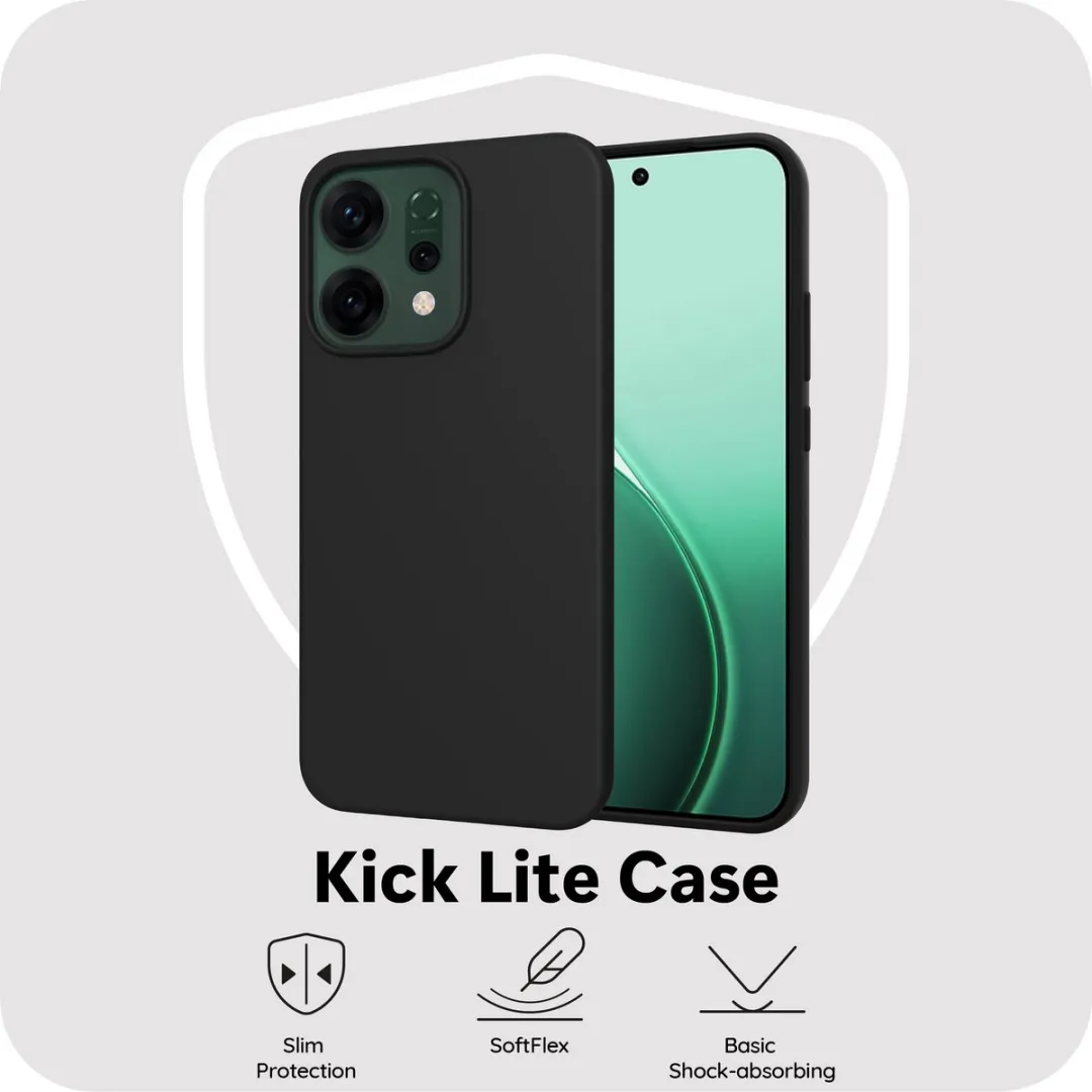 Just in Case Oppo Reno14 Hoesje Siliconen MOO2805KL1 - Zwart