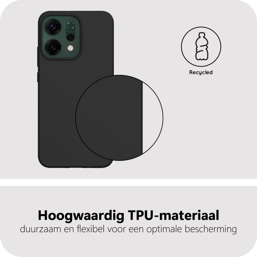 Just in Case Oppo Reno14 Hoesje Siliconen MOO2805KL1 - Zwart - afbeelding 6 van 6