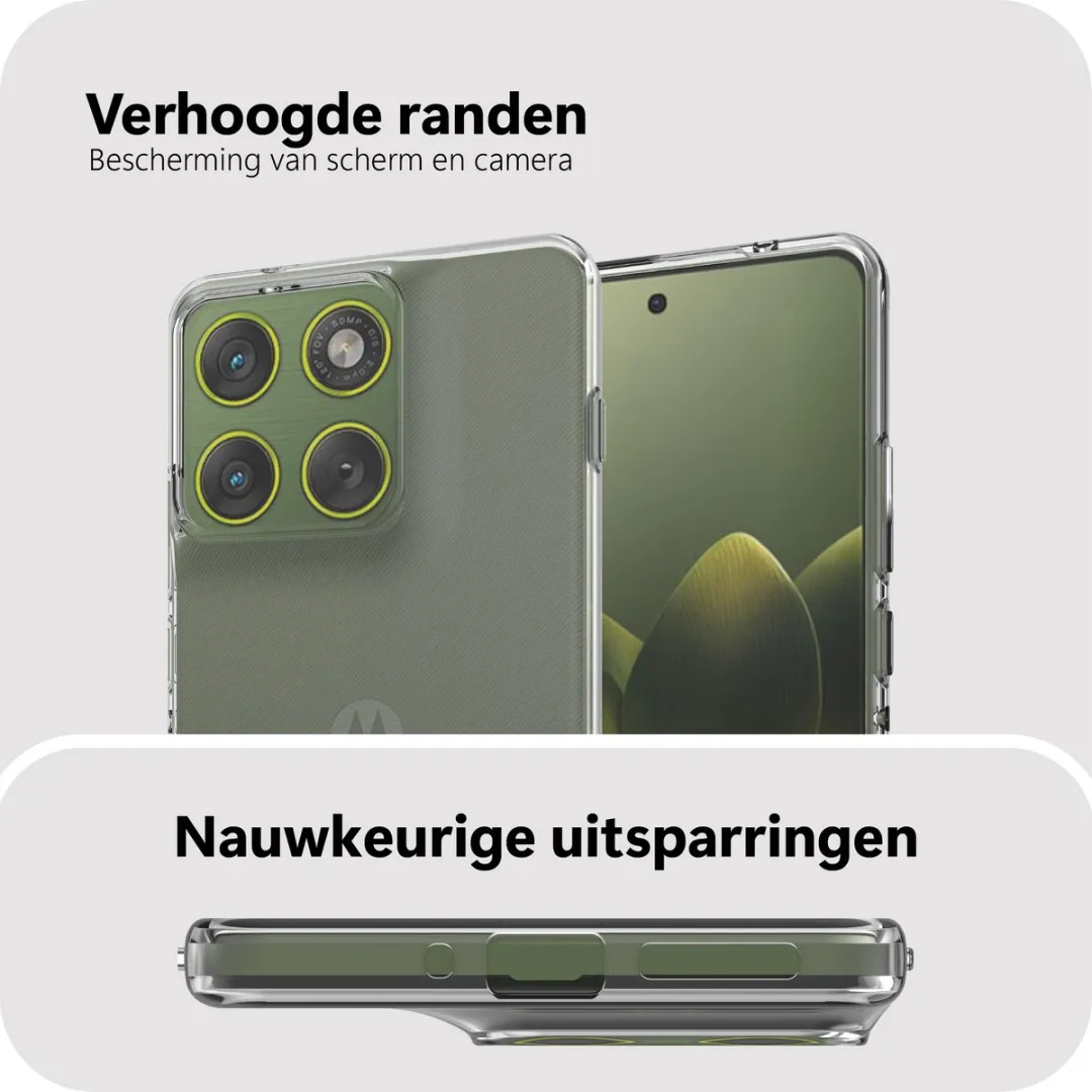 Just in Case Hoesje Motorola Edge 70 MMT2856KL0L - Transparant