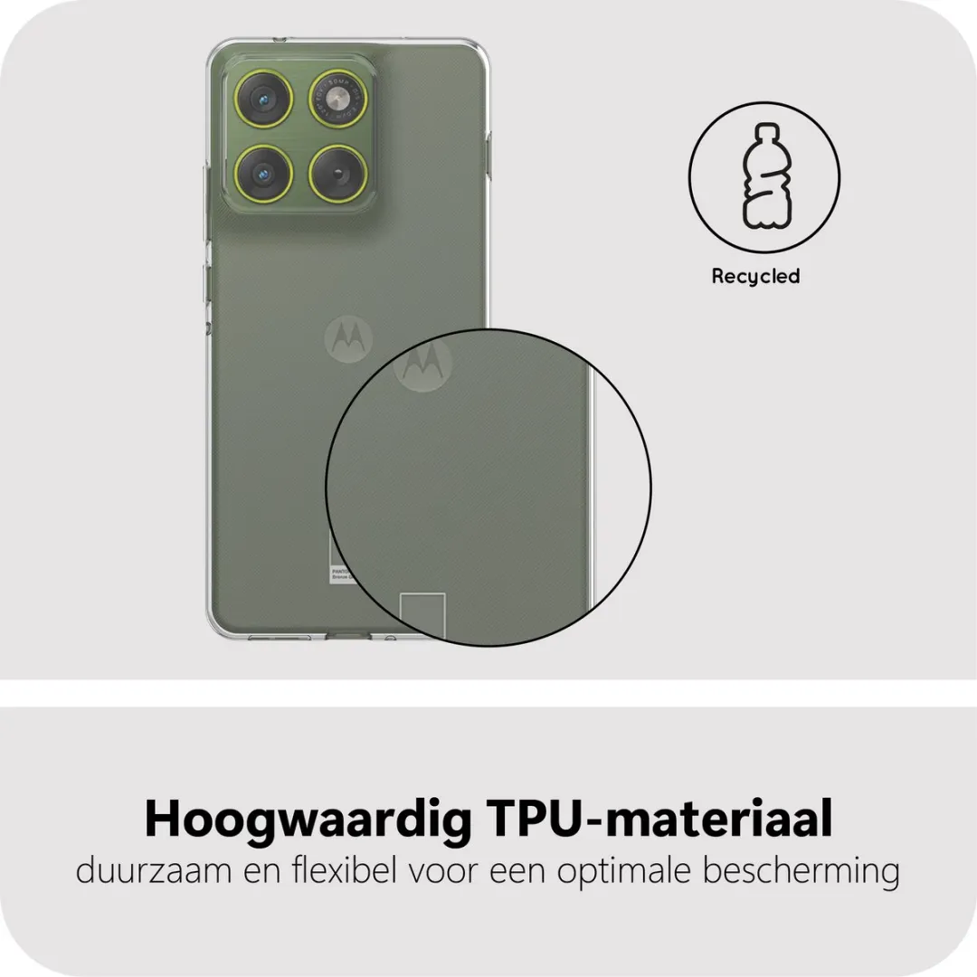 Just in Case Hoesje Motorola Edge 70 MMT2856KL0L - Transparant