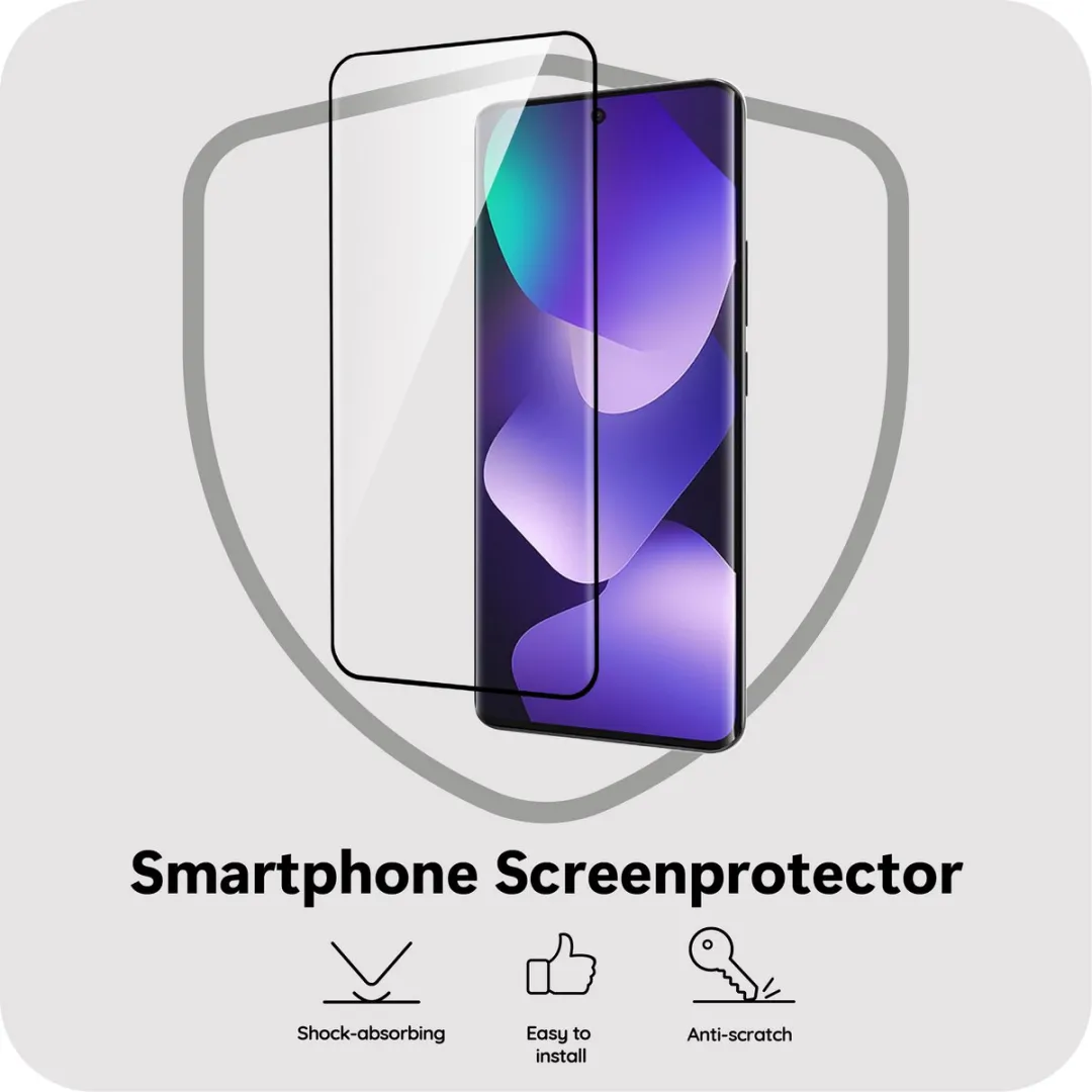 Just in Case Screenprotector Xiaomi Redmi Note 15 - Full Cover Gehard Glas