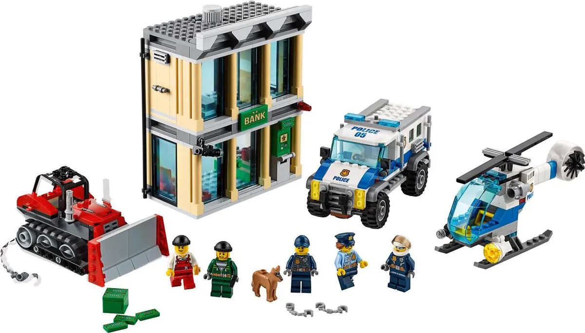 LEGO City Politie Bulldozer 60140 - 561 Stukken