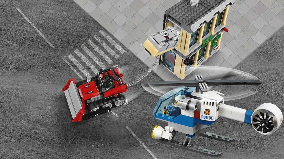 LEGO City Politie Bulldozer 60140 - 561 Stukken - afbeelding 6 van 6