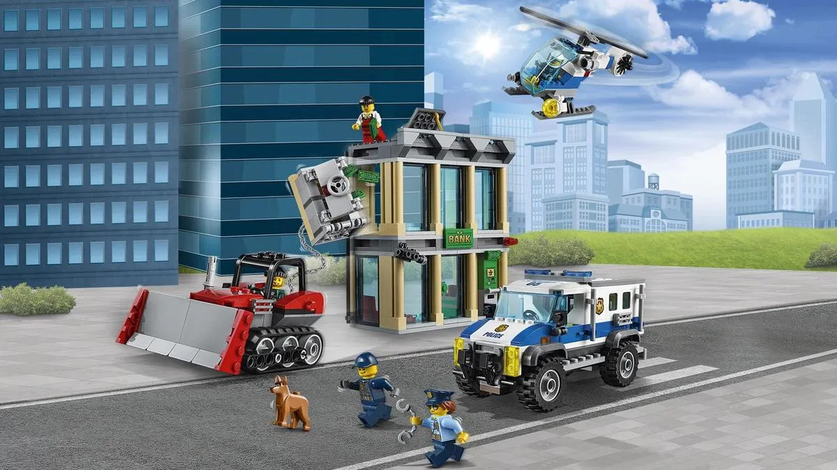 LEGO City Politie Bulldozer 60140 - 561 Stukken