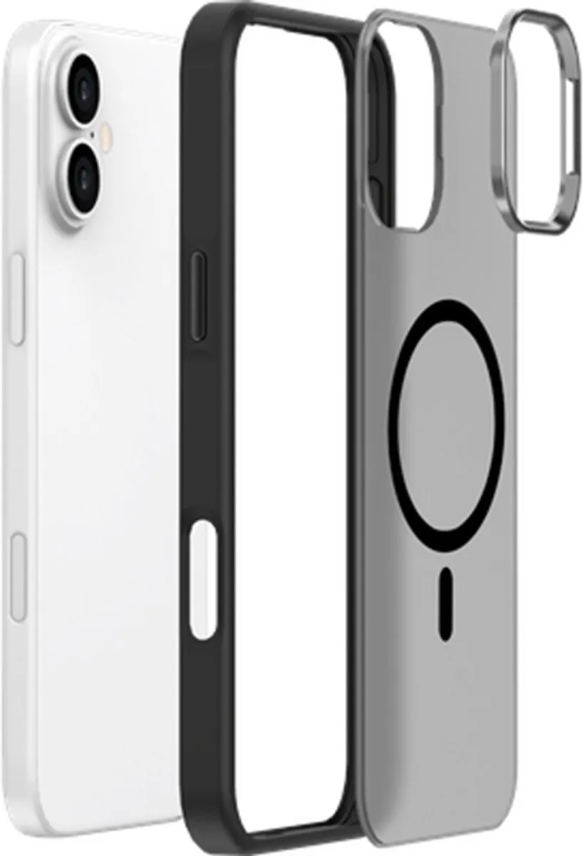Just in Case iPhone 16 Plus Hoesje 8333513 - Military Grade - Zwart