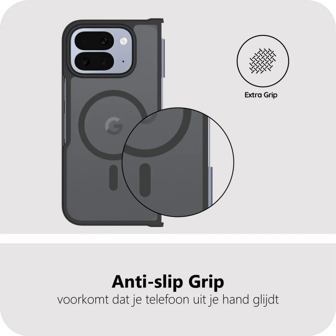 Just in Case Pixel 10 Pro Fold MGO2797AE1M Hoesje - Military Grade - Zwart