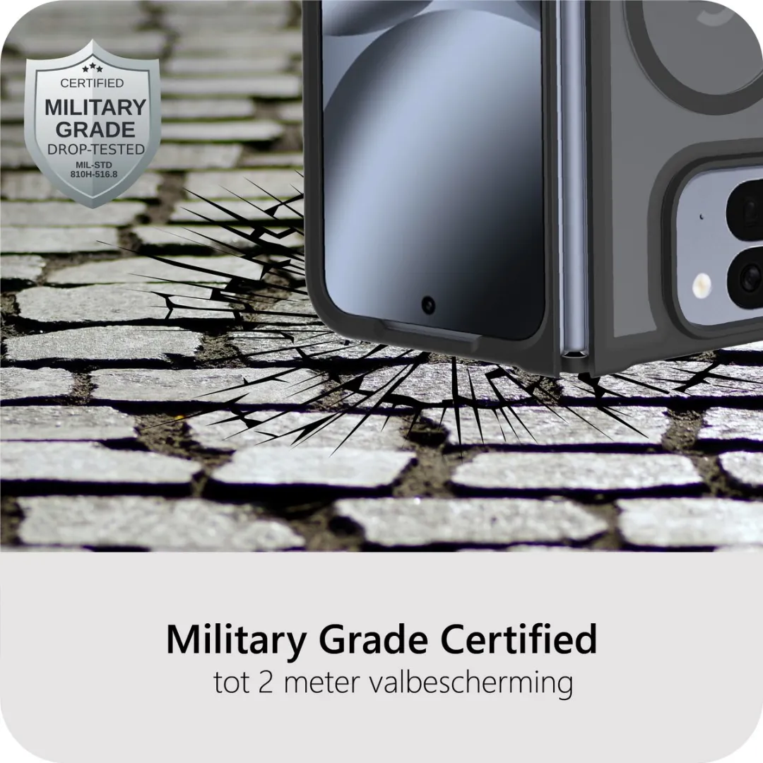 Just in Case Pixel 10 Pro Fold MGO2797AE1M Hoesje - Military Grade - Zwart