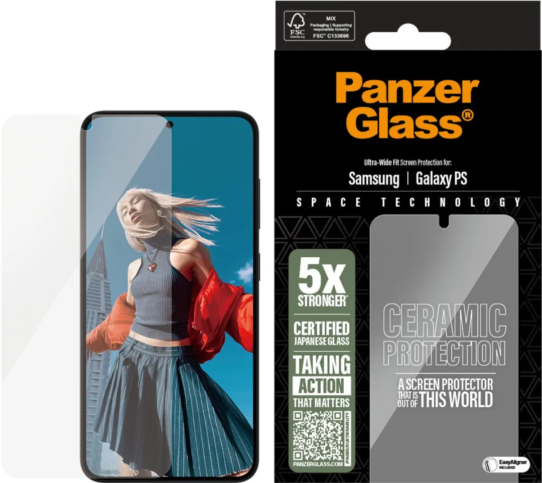 PanzerGlass PG20592 Screenprotector - Samsung Galaxy S25 Edge - Keramisch