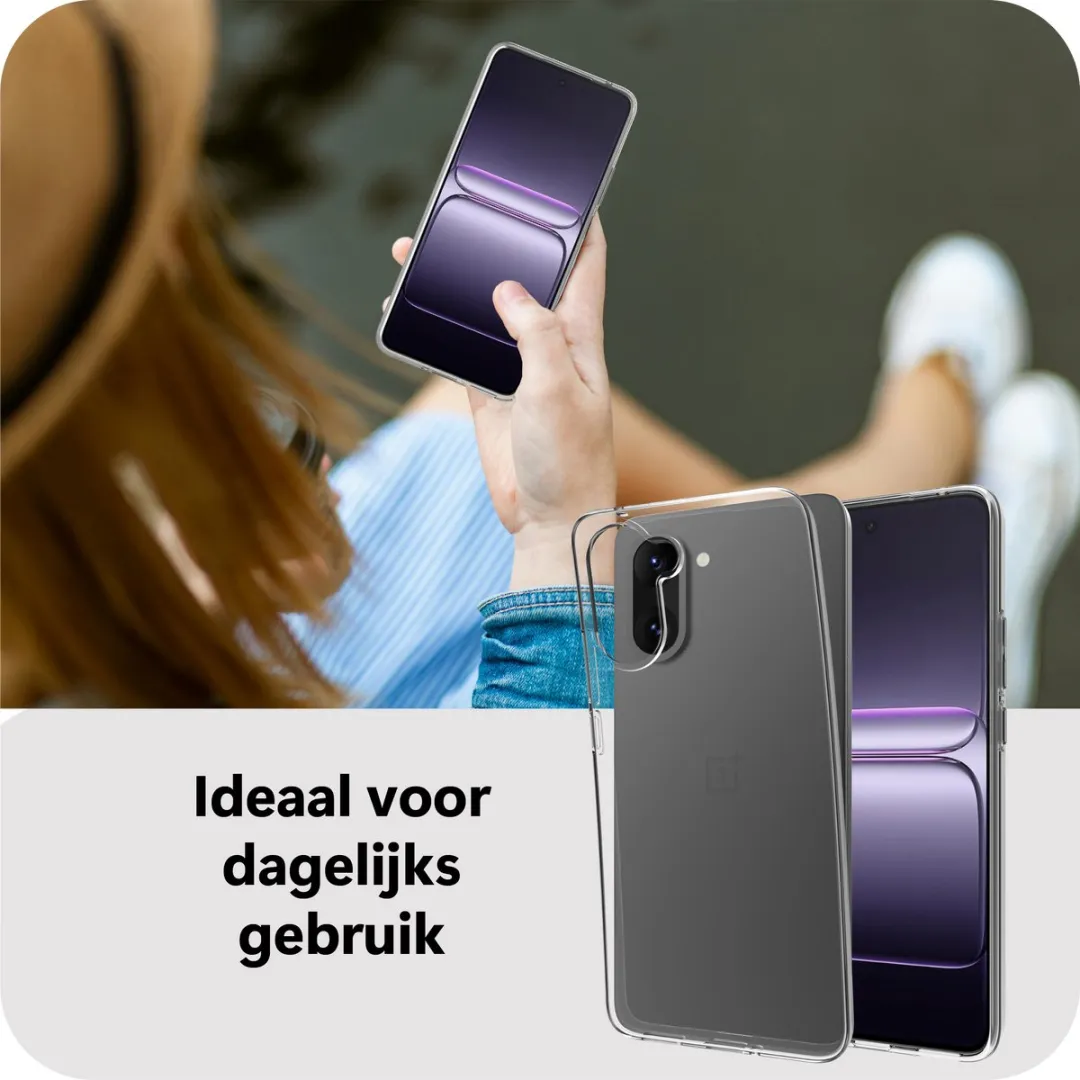 Just in Case Siliconen Hoesje OnePlus Nord CE5 MON2787KL0 - Transparant - afbeelding 6 van 6
