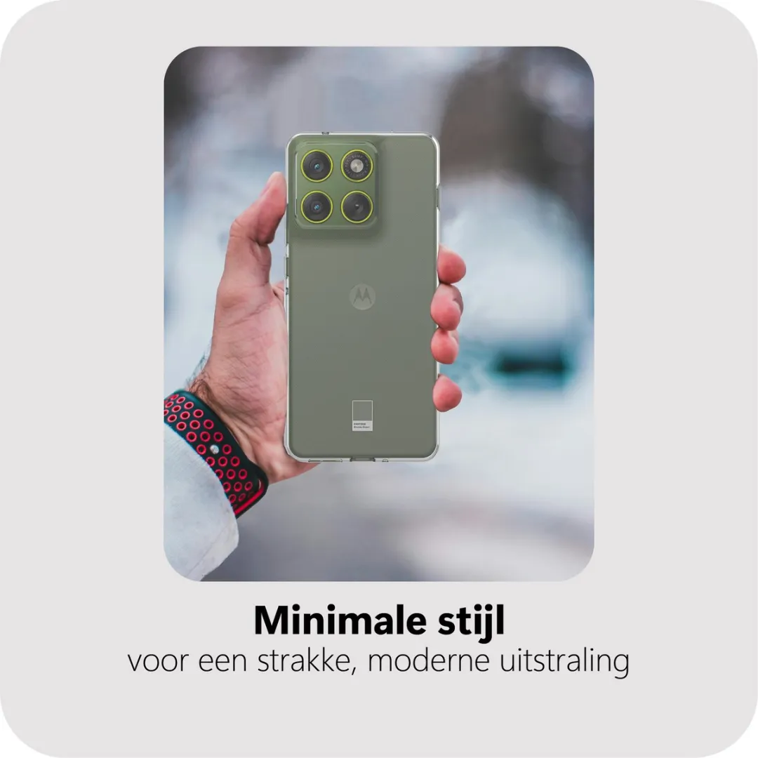 Just in Case Motorola Edge 70 Siliconen Hoesje - Transparant MMT2856KL0