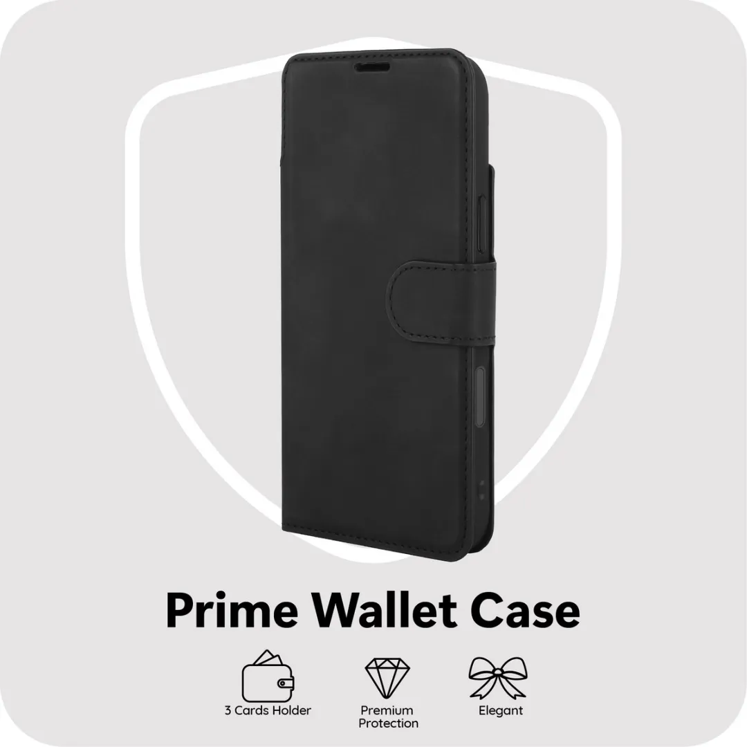 Just in Case iPhone 17 Pro Hoesje MAP2762PW1 - Pasjeshouder 4 Stuks - Zwart