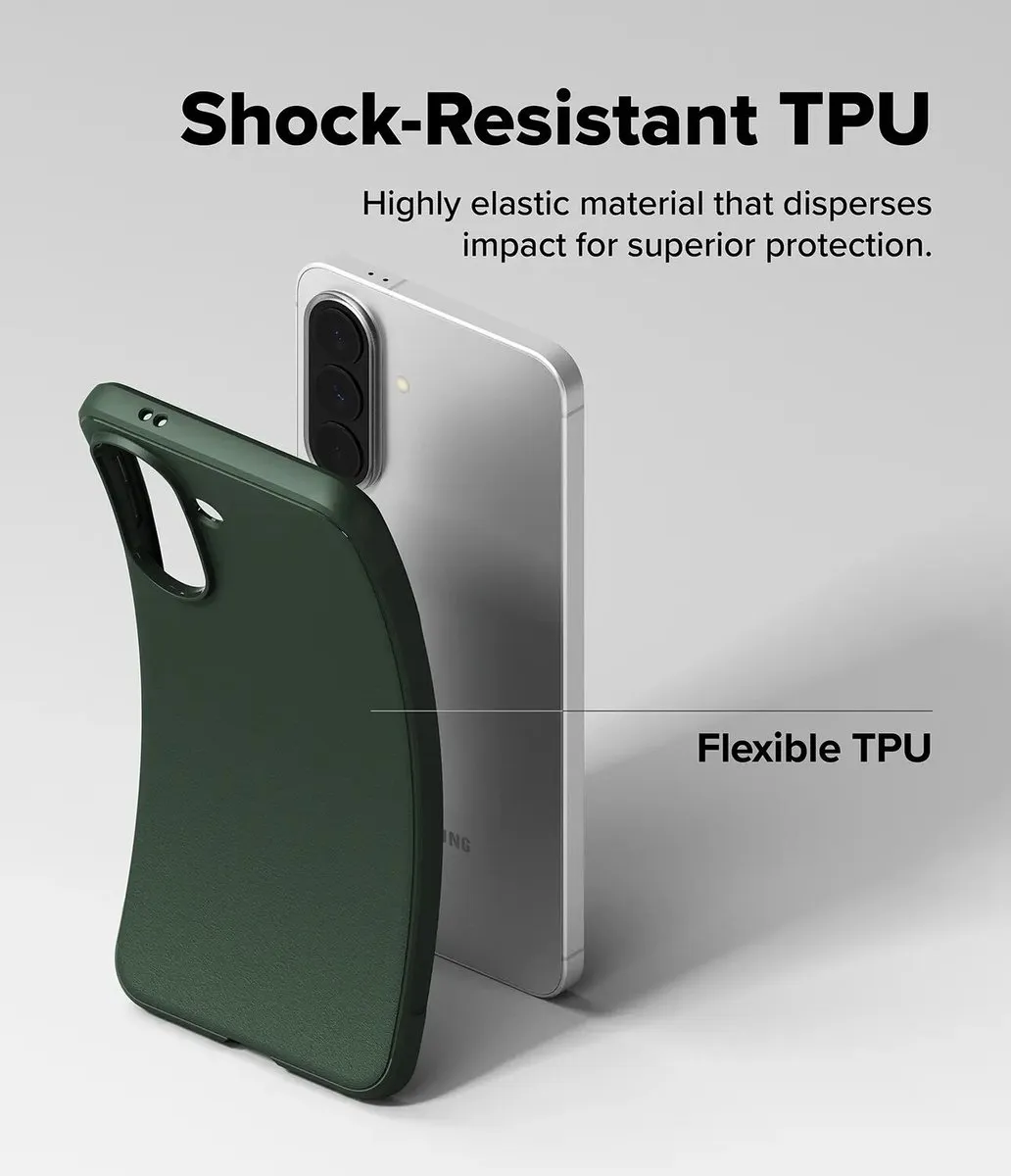 Ringke Onyx Hoesje Samsung Galaxy A57 - Flexibel TPU - Groen - afbeelding 6 van 6