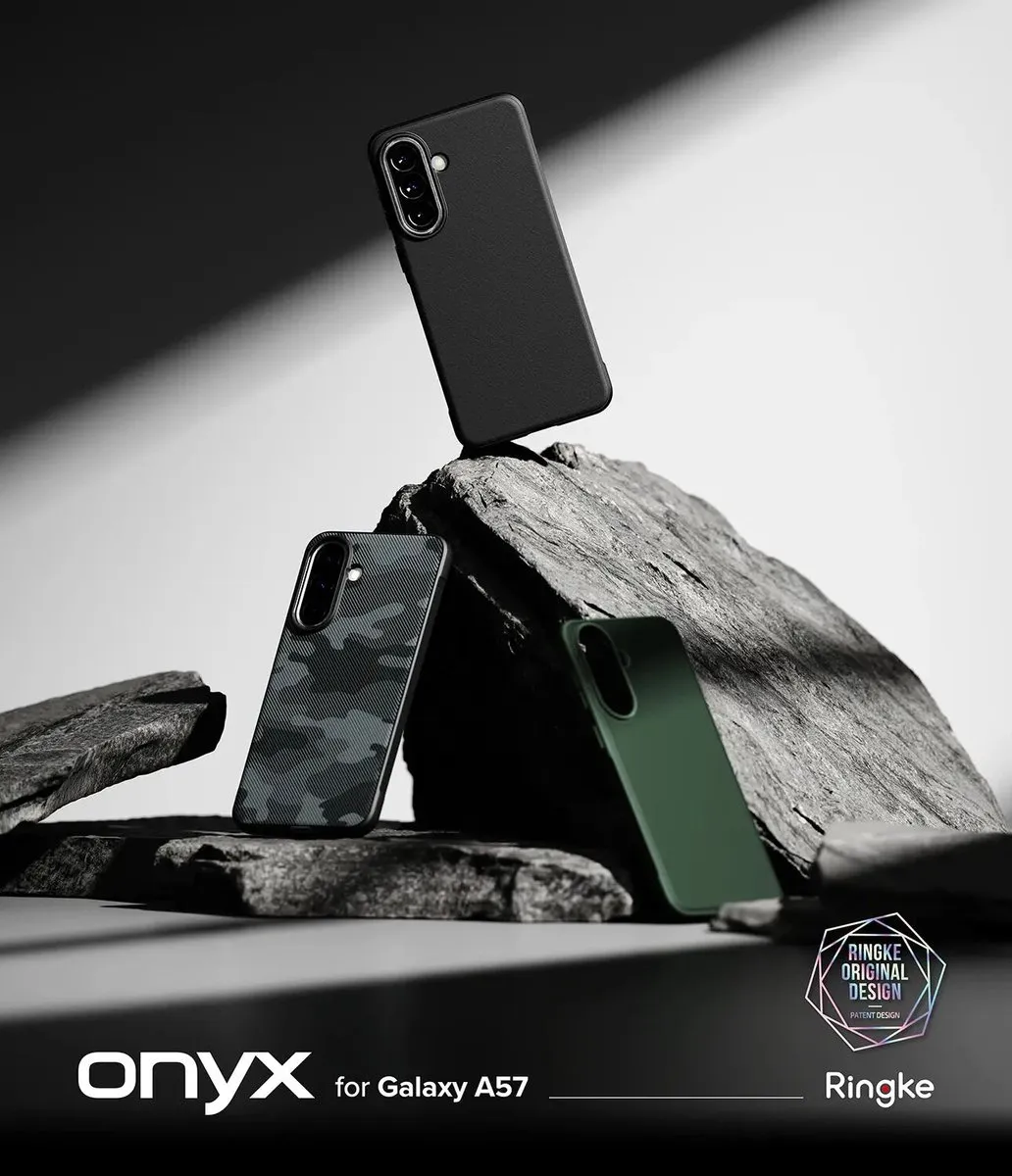 Ringke Onyx Hoesje Samsung Galaxy A57 - Flexibel TPU - Groen