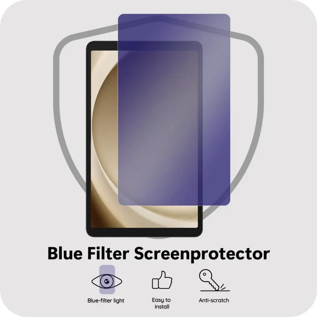 Just in Case TSA2812SB7 Blauw Lichtfilter Schermbeschermer - Samsung Galaxy Tab A11/A9