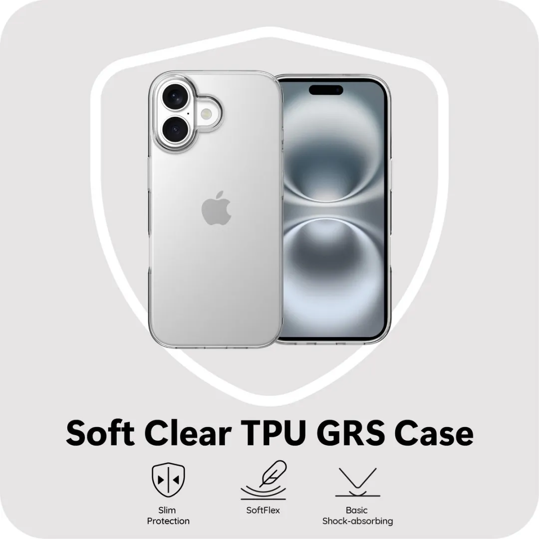 Just in Case iPhone 17 Siliconen Hoesje MAP2761ZC0 - Transparant