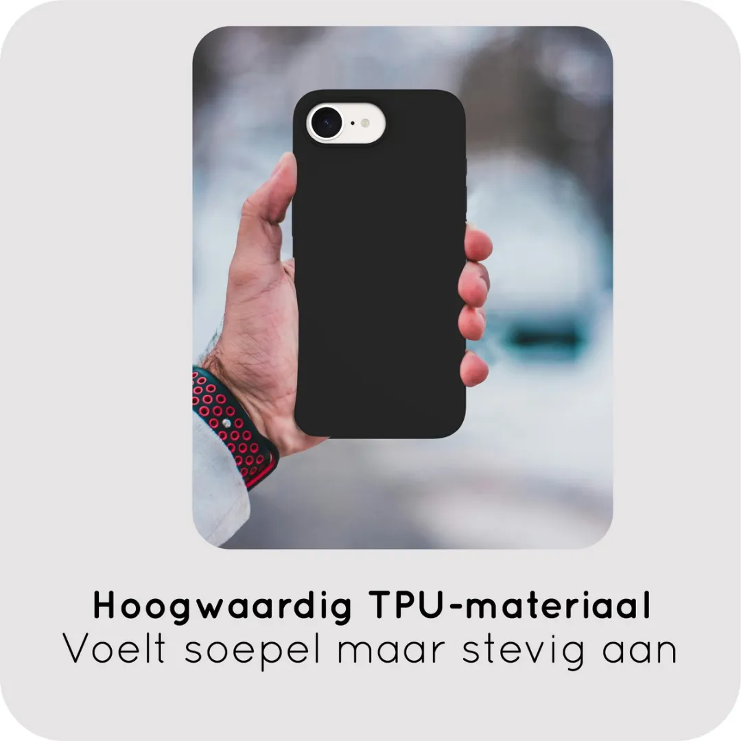 Just in Case iPhone 17e/16e Siliconen Hoesje 8506603 - Zwart