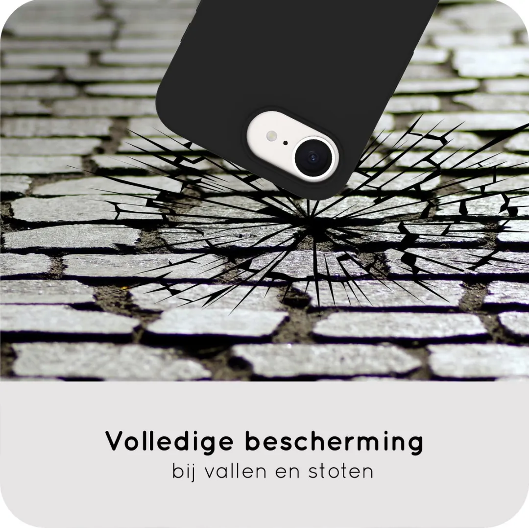 Just in Case iPhone 17e/16e Siliconen Hoesje 8506603 - Zwart