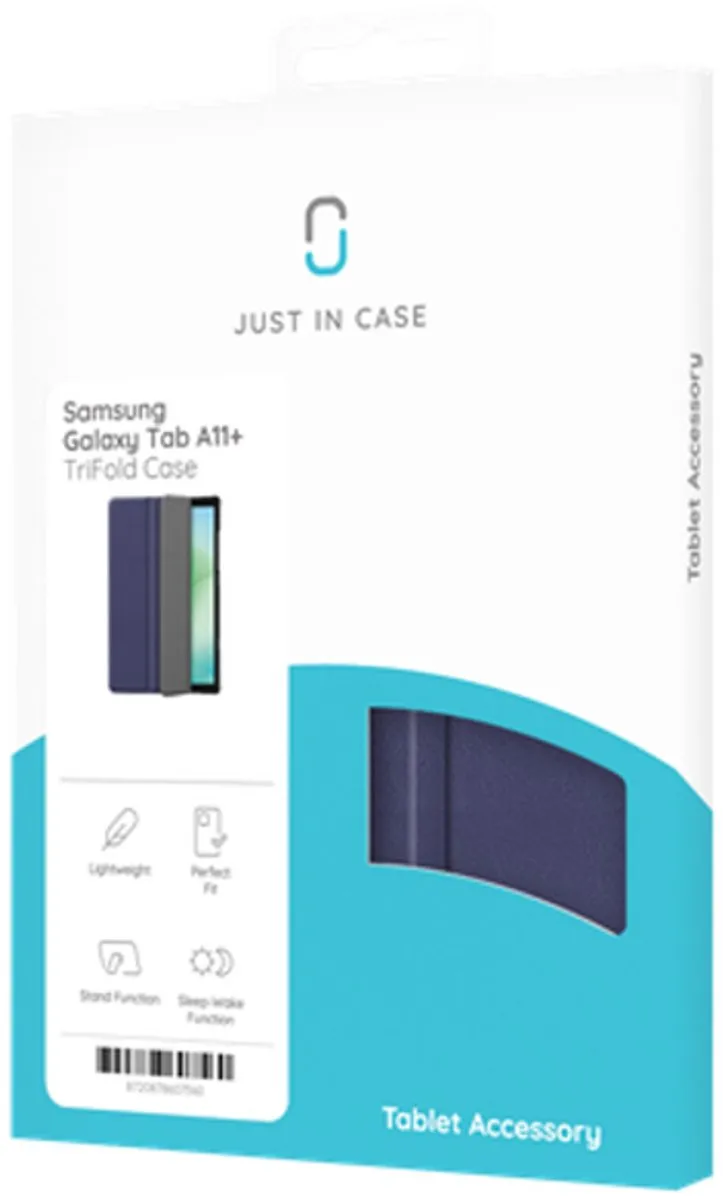 Just in Case TSA2813TF7 Tablethoes - Samsung Galaxy Tab A11/A9 Plus - Blauw
