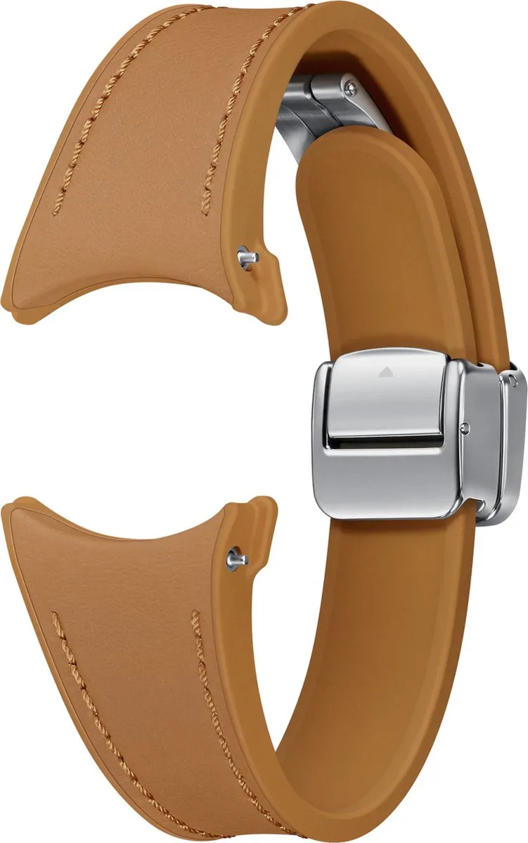 Samsung Watch D-Buckle Hybrid Leather Band S/M