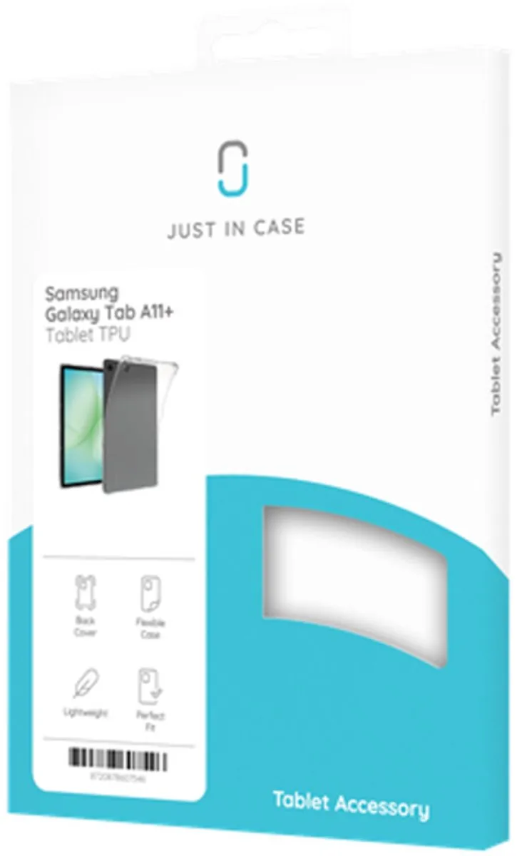 Just in Case TSA2813KL0 Siliconen Hoes - Samsung Galaxy Tab A11 - Transparant