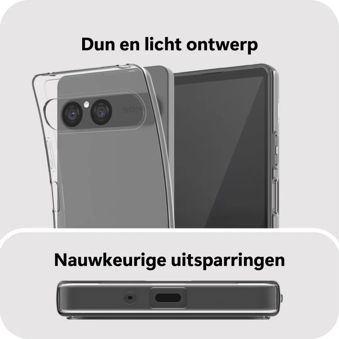Just in Case Siliconen Hoesje Sony Xperia 10 VII MSY2818KL0 - Transparant