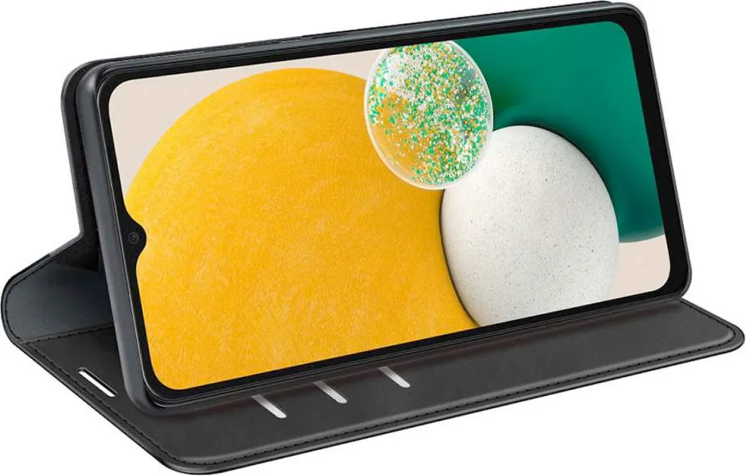 Just in Case Hoesje Samsung Galaxy A13 4G - Pasjeshouder 4 Stuks - Zwart