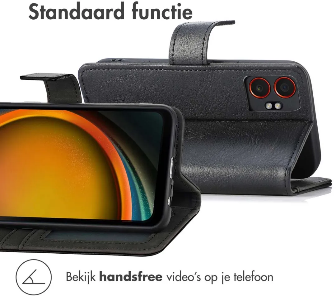 Imoshion Hoesje Samsung Galaxy Xcover 7 Pro - 3 Pasjes - Zwart
