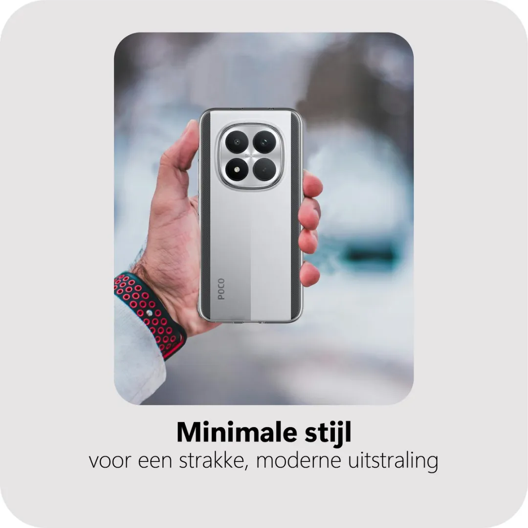 Just in Case Hoesje Xiaomi Poco M8 Pro 5G MXM2875KL0 - Siliconen Transparant - afbeelding 6 van 6