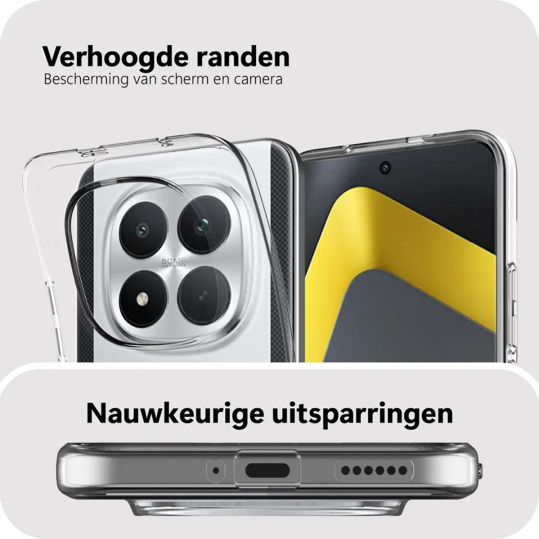 Just in Case Hoesje Xiaomi Poco M8 Pro 5G MXM2875KL0 - Siliconen Transparant