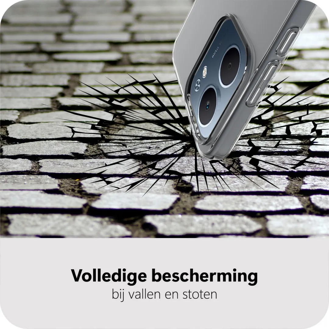 Just in Case Oppo A5X Siliconen Hoesje - MOO2804KL0 - Transparant - afbeelding 6 van 6