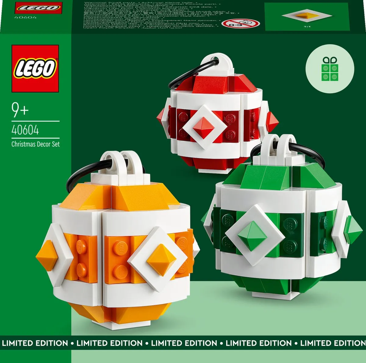 LEGO Kerstballen 40604