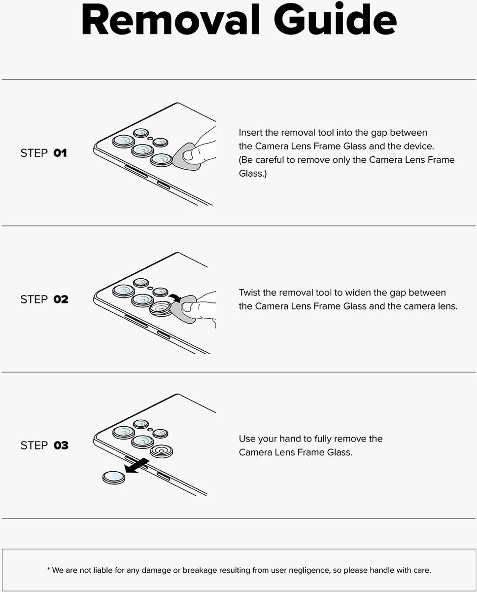 Ringke Camera Tempered Glass - Samsung Galaxy S26 Ultra - 2 Stuks