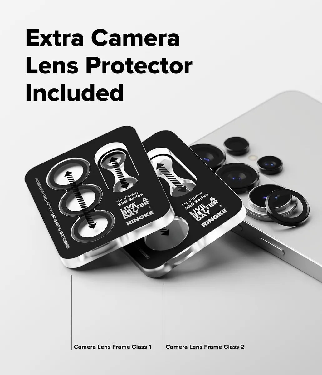 Ringke Camera Tempered Glass - Samsung Galaxy S26 Ultra - 2 Stuks
