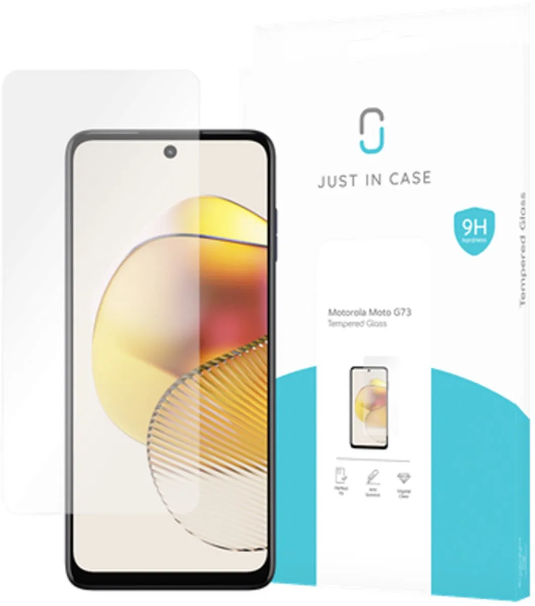 Just in Case Screenprotector Motorola Moto G73 - Gehard Glas