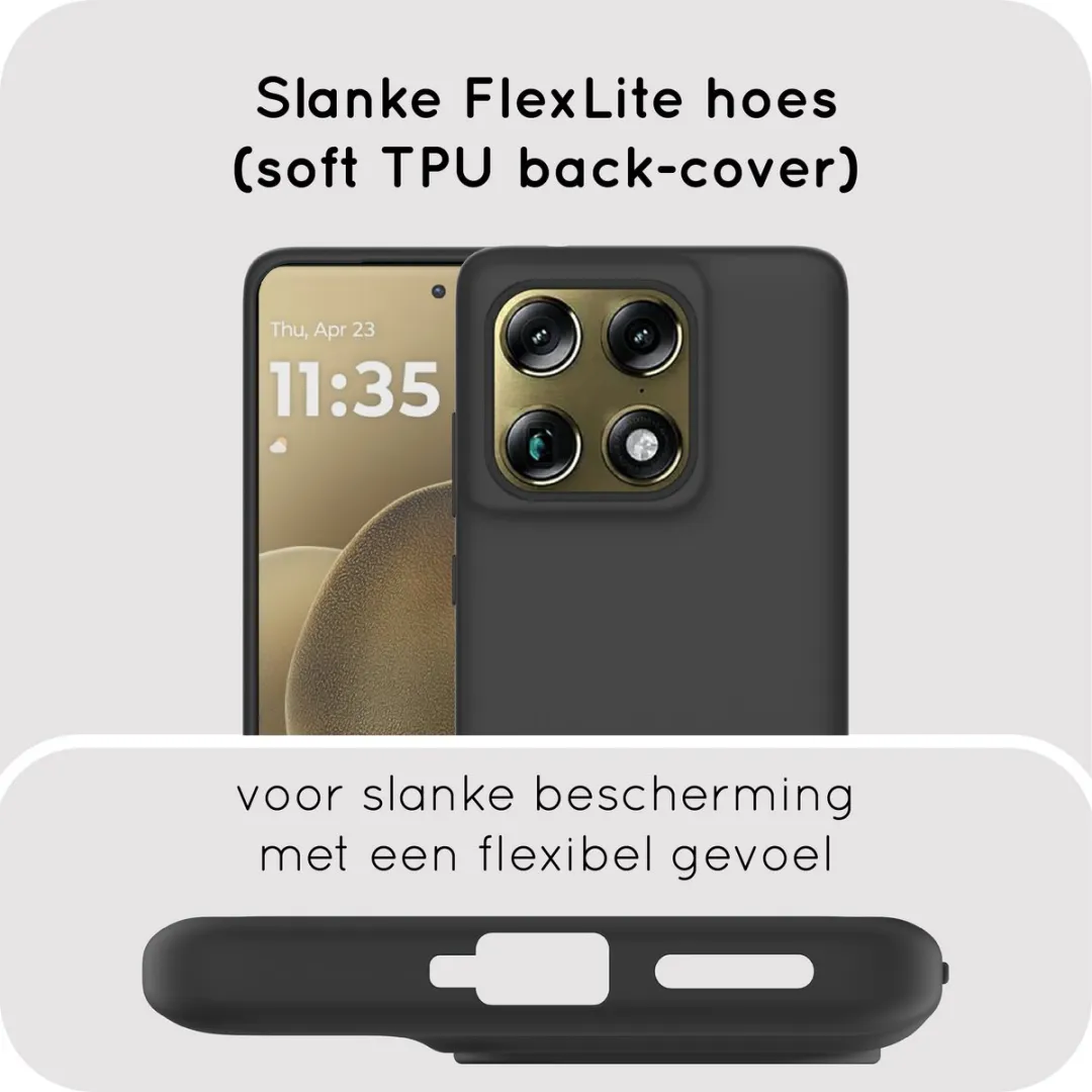 Just in Case Motorola Signature Siliconen Hoesje MMT2878KL1 - Zwart