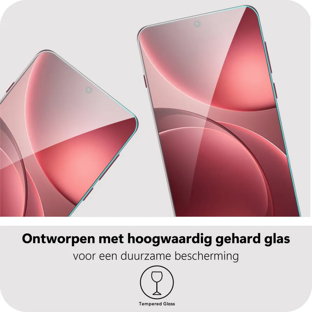 Just in Case Screenprotector Oppo Find X9 Pro - Gehard Glas