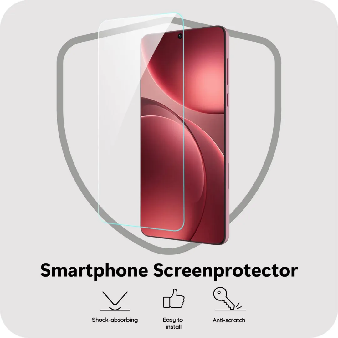 Just in Case Screenprotector Oppo Find X9 Pro - Gehard Glas