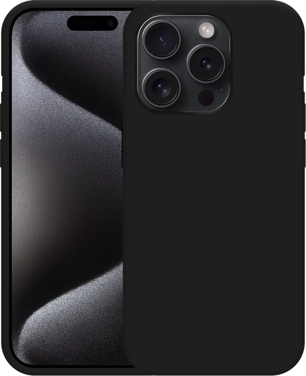 Just in Case iPhone 15 Pro Hoesje Siliconen 8131980 - Zwart