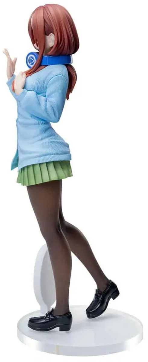 Sega The Quintessential Quintuplets Miku Nakano Luminasta PVC Statue - 7cm - Multicolor