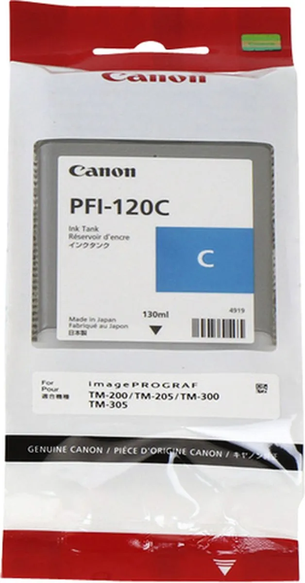 Canon PFI-120C Cyan Inktcartridge 130ml