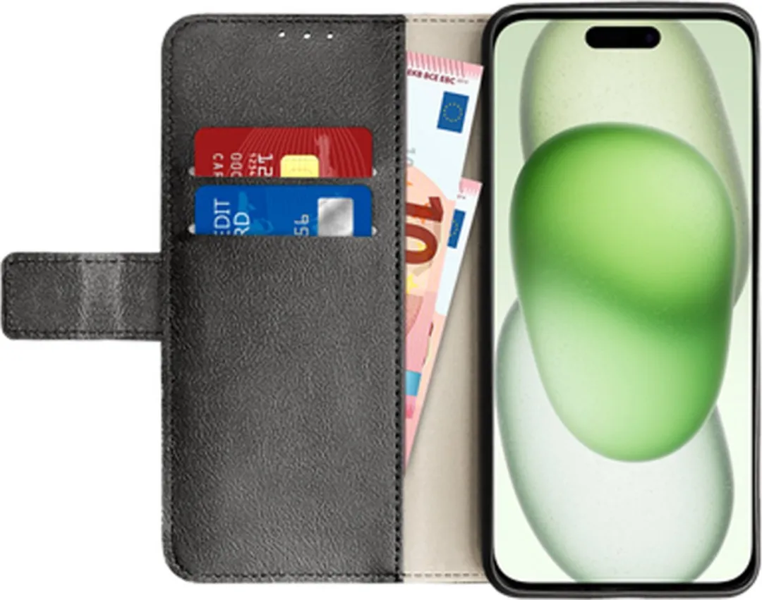 Just in Case Bookcase Classic iPhone 15 Plus Hoesje