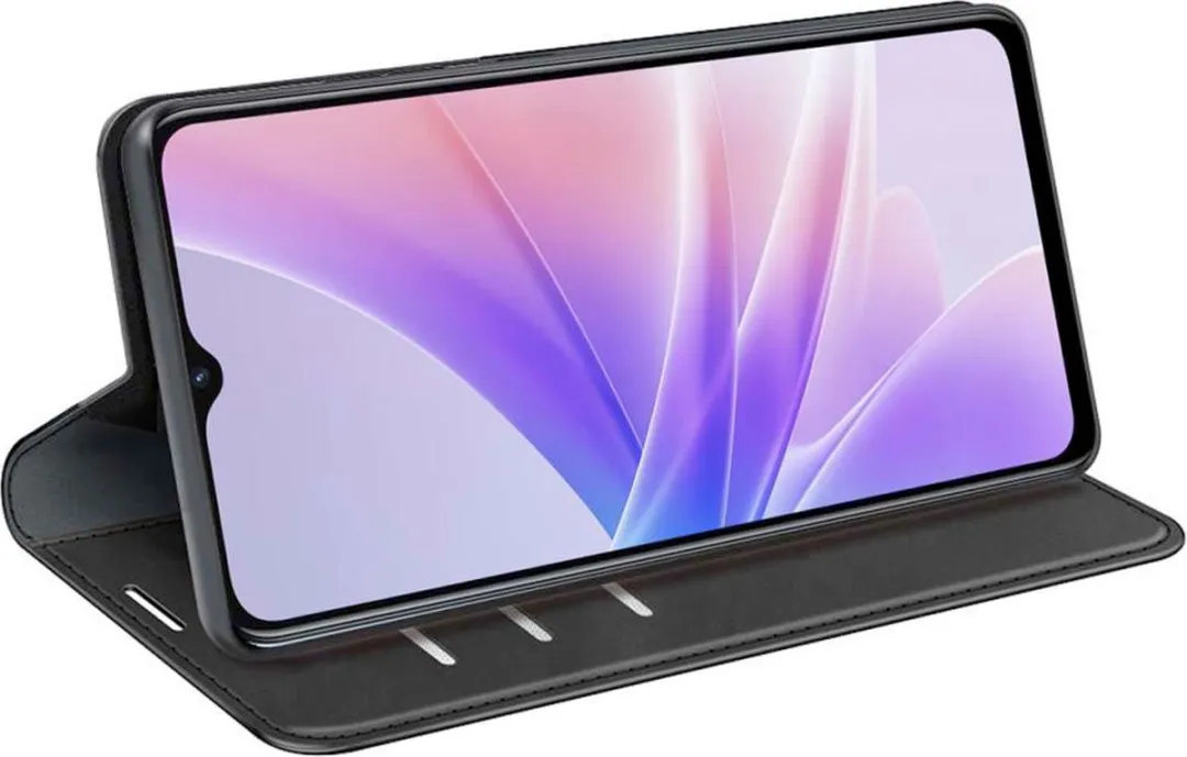 Just in Case Hoesje Oppo A77 4574995 - 4 Pasjes - Zwart