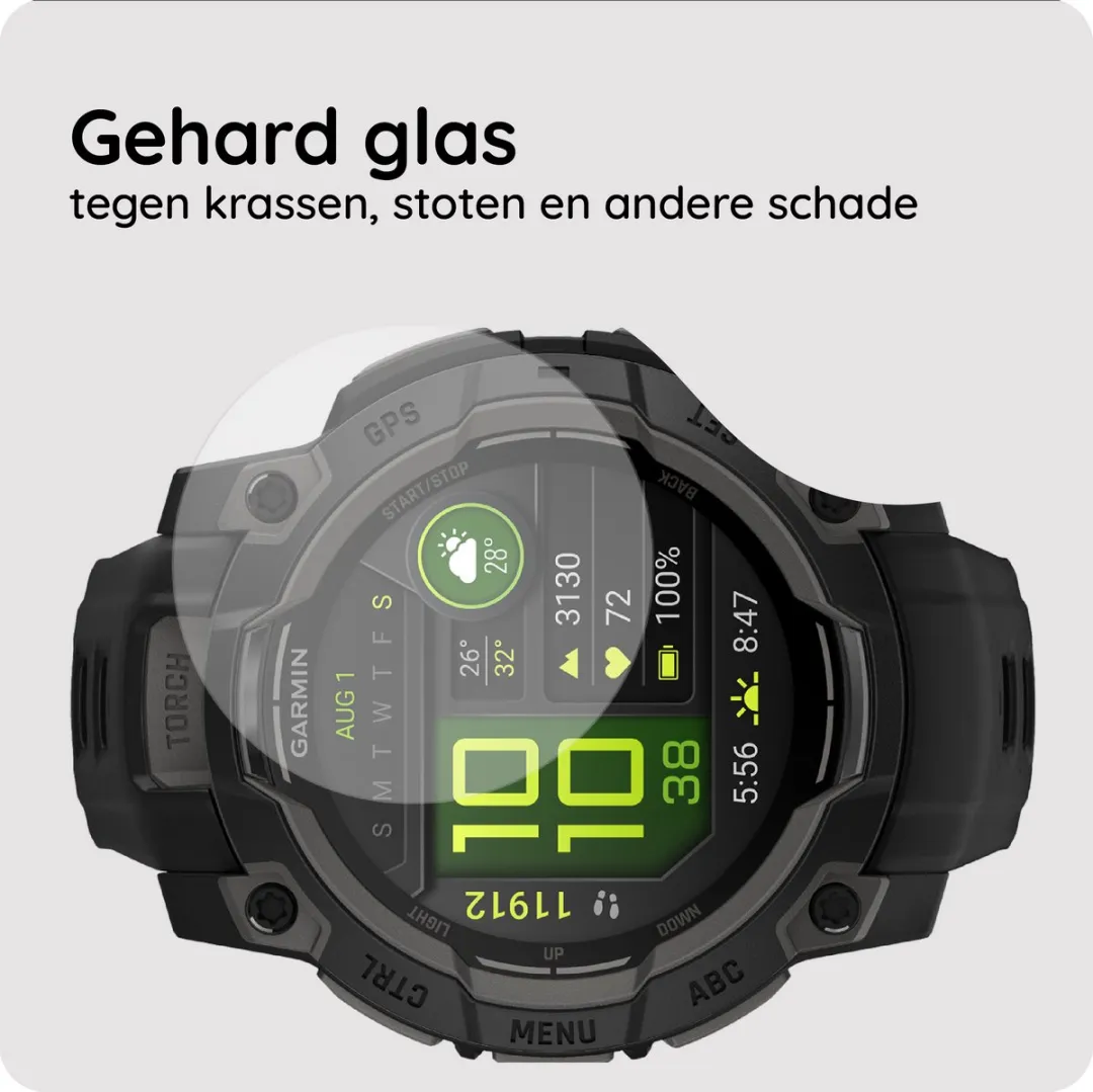 Just in Case Screenprotector Garmin Instinct 3 45mm - 2 Stuks