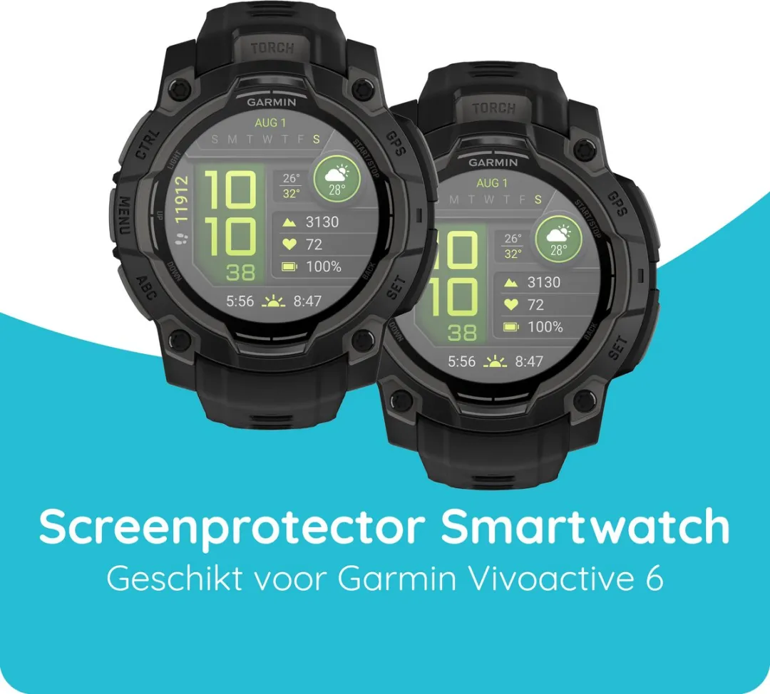 Just in Case Screenprotector Garmin Instinct 3 45mm - 2 Stuks