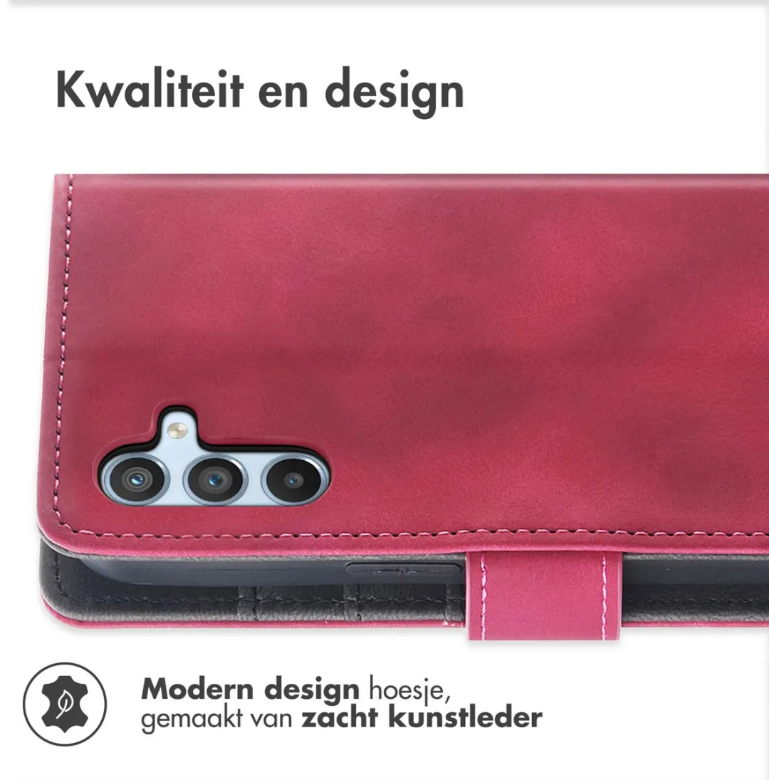 Imoshion Bookcase Hoesje Samsung Galaxy A56 - 3 Pasjes - Rood